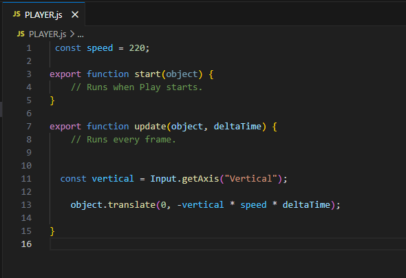 Scripts JavaScript de GameCrom 2D Studio editados con Visual Studio Code